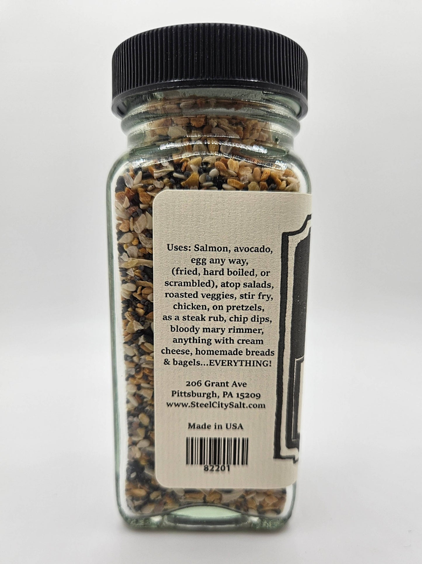 Bagel on Grant Seasoning: 3oz Shaker-top Bottle