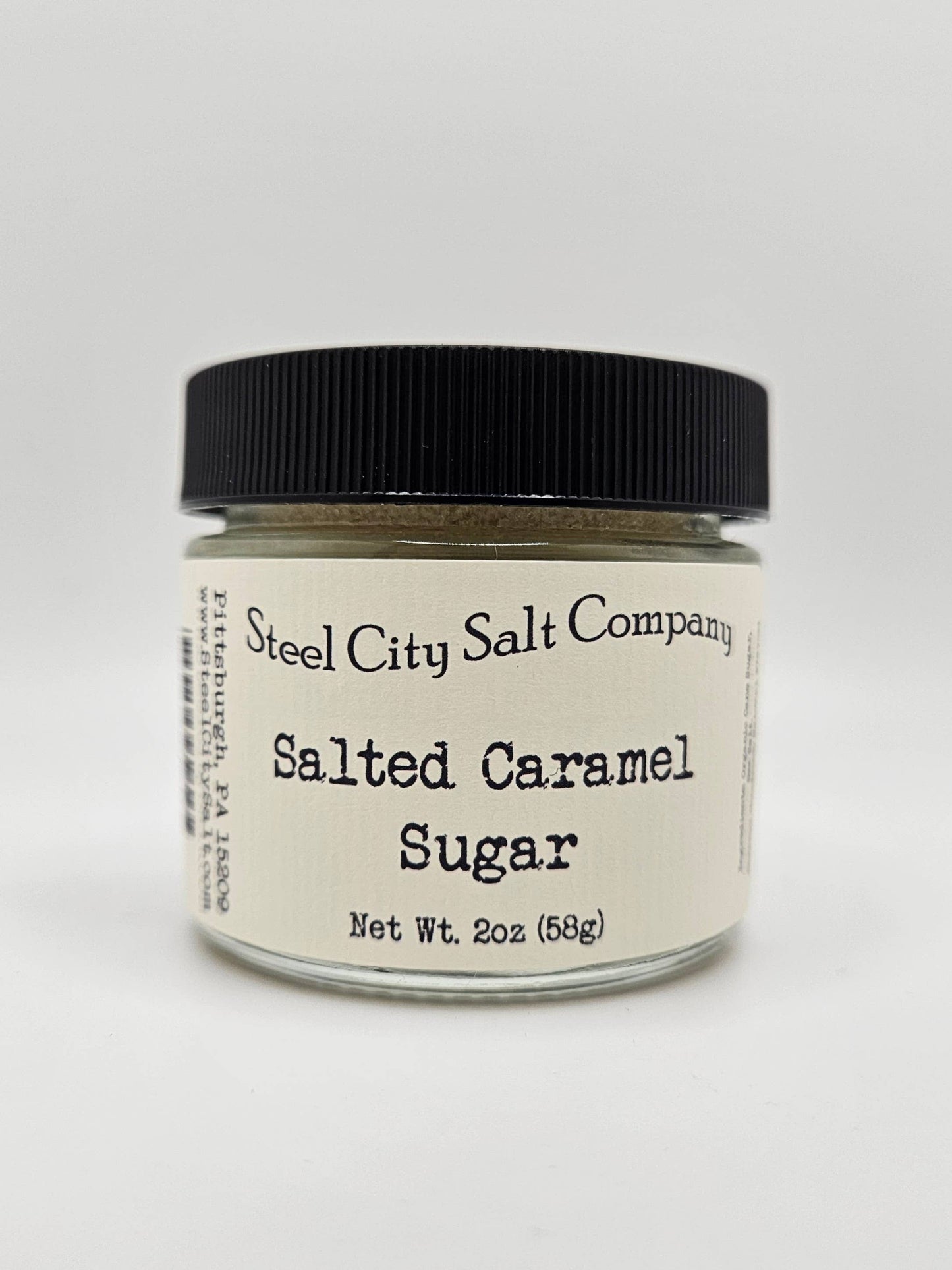Salted Caramel Sugar: 2oz Pinch Jar