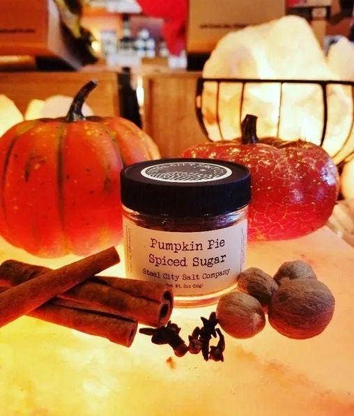 Pumpkin Pie Spiced Sugar: 2oz Pinch Jar