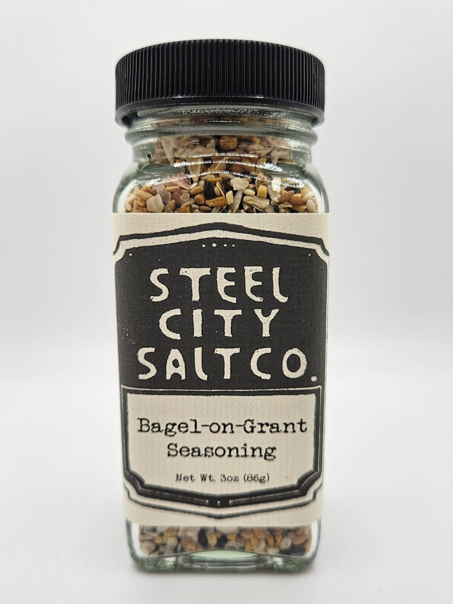 Bagel on Grant Seasoning: 3oz Shaker-top Bottle