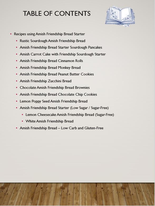 A Guide to Amish Friendship Bread Digital Download