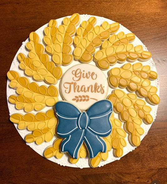 Netti’s Thanksgiving Cookie Wreath