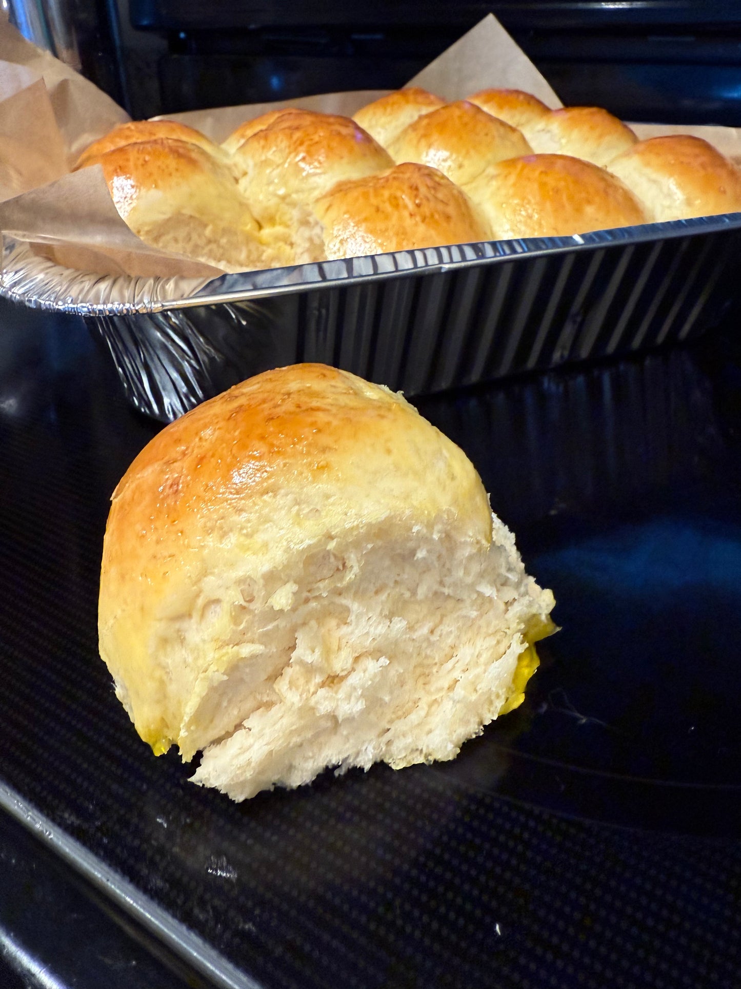 Soft Sourdough Dinner Rolls