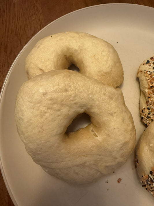 Sourdough Plain Bagels