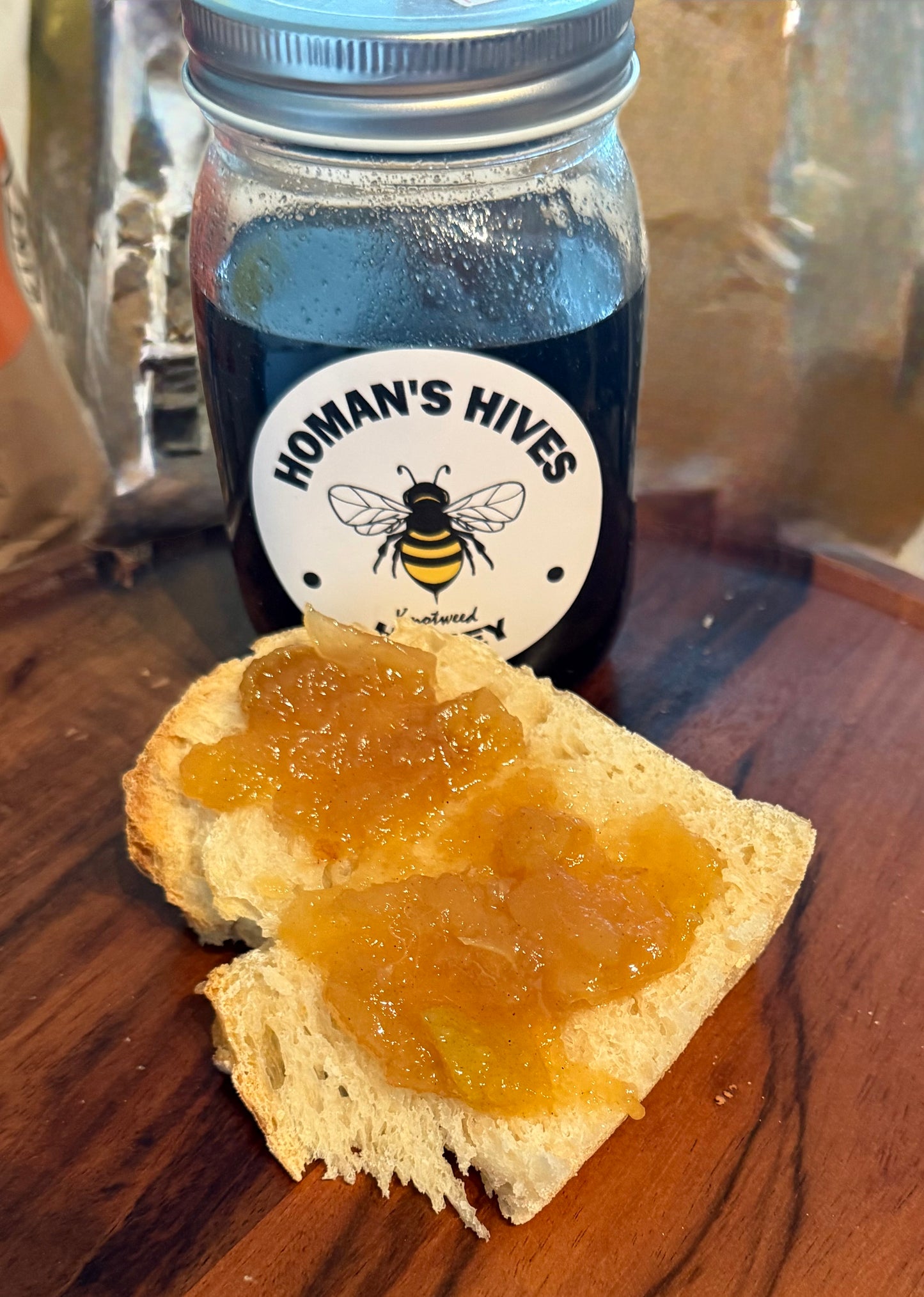 Caramel Cardamom Pear Preserves