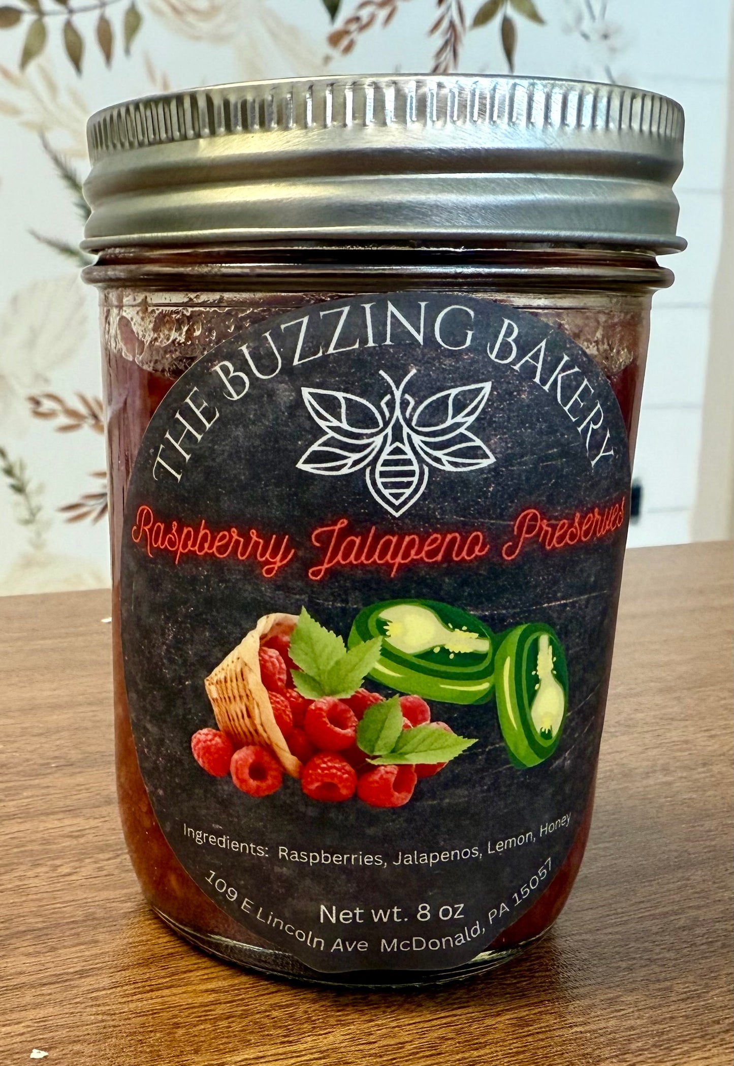 Raspberry Jalapeno Preserves