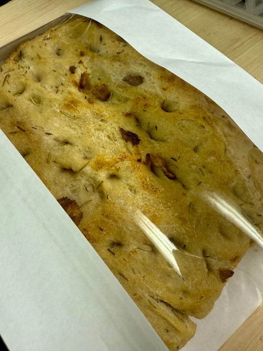 Roasted Garlic & Herb Foccacia Sourdough Bread