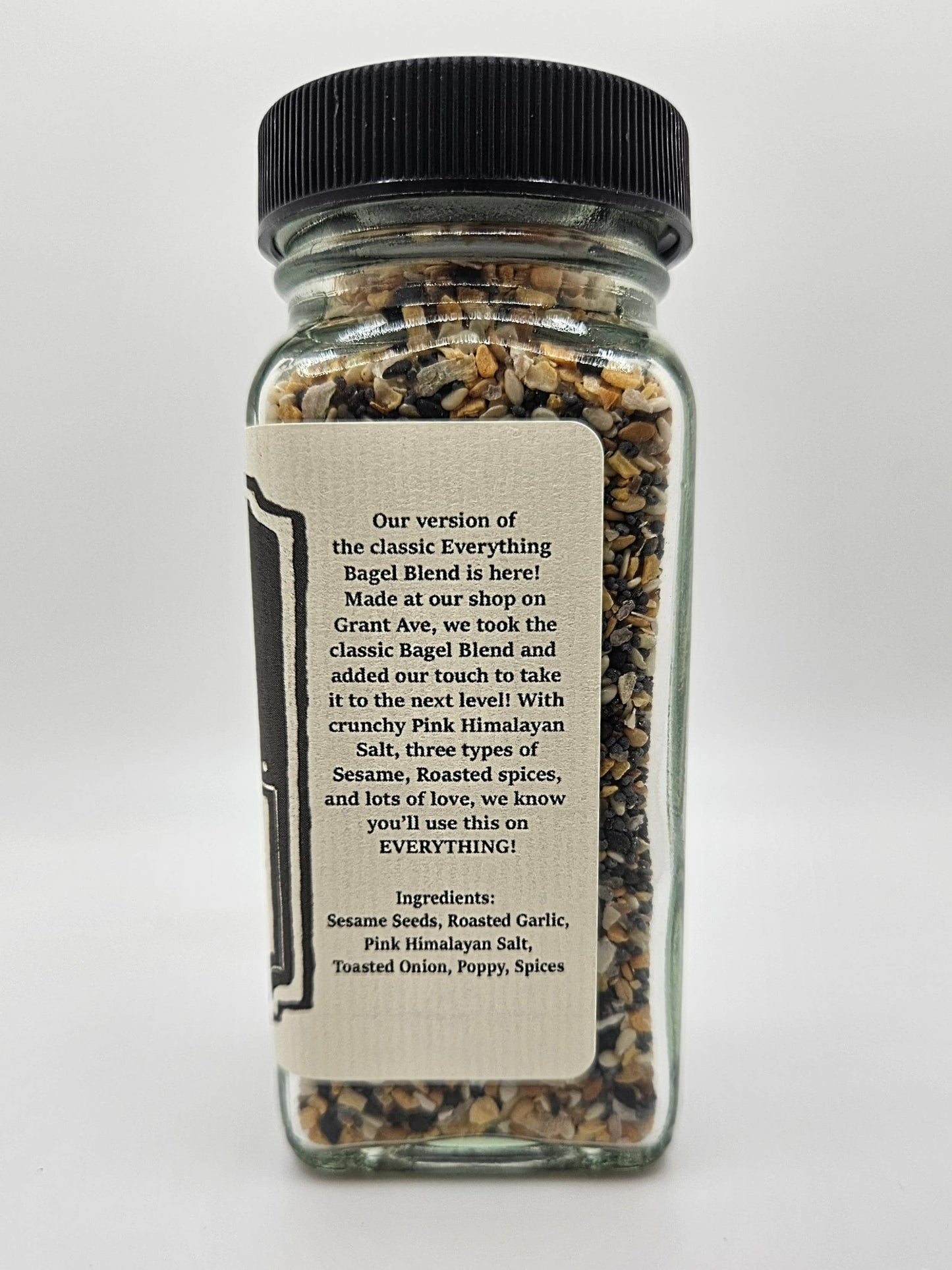 Bagel on Grant Seasoning: 3oz Shaker-top Bottle