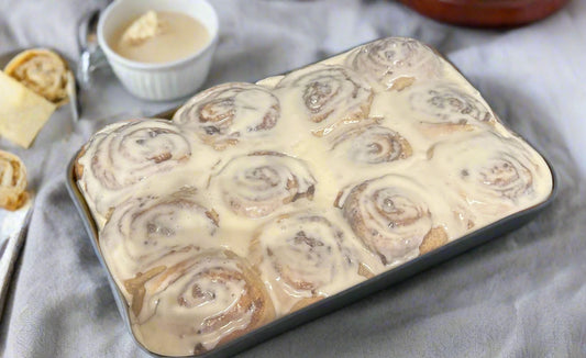 Sourdough Cinnamon Rolls with Cream Cheese Icing