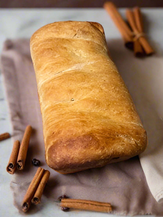 Sourdough Cinnamon Raisin Bread